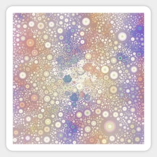 Groovy Colorful Boho Bubbles Sticker